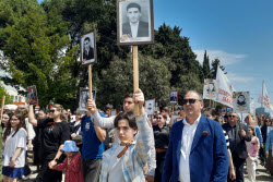 Immortal Regiment event in Sukhumi, Abkhazia