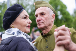 Празднование Дня Победы в Москве