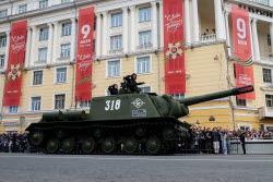 Victory Day parade in Vladivostok, Russia