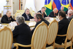 Presidents of Russia and Brazil meet in Moscow