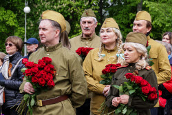 Празднование Дня Победы в Москве