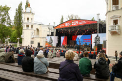 Празднование Дня Победы в Москве