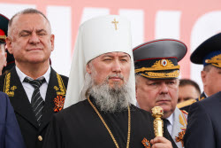Victory Day parade in Novorossiysk, Russia