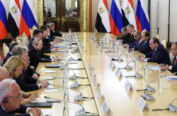 Presidents of Russia and Egypt meet in Moscow