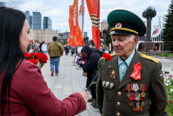 Празднование Дня Победы в Москве