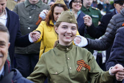 Празднование Дня Победы в Москве