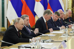 Presidents of Russia and Serbia meet in Moscow