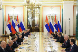 Presidents of Russia and Serbia meet in Moscow