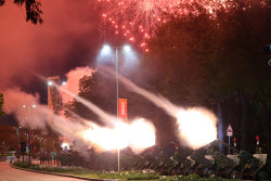 Victory Day firework display in Moscow