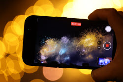 Victory Day firework display in Moscow