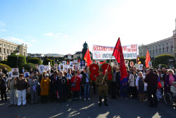 Immortal Regiment event in Vienna