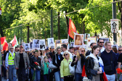 Immortal Regiment event in Vienna