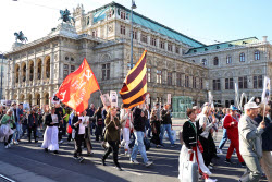 Immortal Regiment event in Vienna