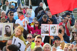 Immortal Regiment event in Vienna