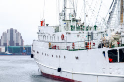 Professor Gagarinsky research vessel in Vladivostok