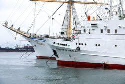 Professor Gagarinsky research vessel in Vladivostok