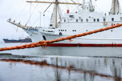 Professor Gagarinsky research vessel in Vladivostok