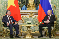 Russia's President Putin and Vietnamese Communist Party General Secretary To Lam meet in Moscow