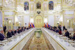 Russia's President Putin and Vietnamese Communist Party General Secretary To Lam meet in Moscow