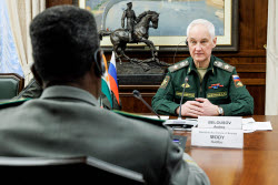 Встреча министра обороны РФ Белоусова и министра обороны Республики Нигер Моди