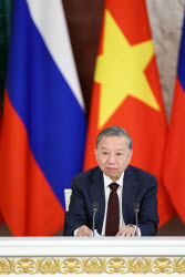 Russia's President Putin and Vietnamese Communist Party General Secretary To Lam meet in Moscow