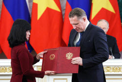 Russia's President Putin and Vietnamese Communist Party General Secretary To Lam meet in Moscow