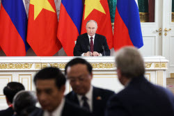 Russia's President Putin and Vietnamese Communist Party General Secretary To Lam meet in Moscow