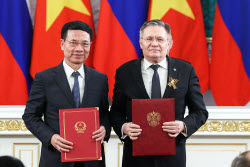 Russia's President Putin and Vietnamese Communist Party General Secretary To Lam meet in Moscow