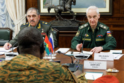 Встреча министра обороны РФ Белоусова и министра обороны Буркина-Фасо Симпоре