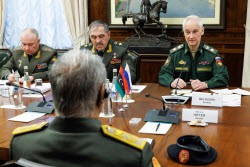 Встреча министра обороны РФ Белоусова с командующим Ливийской национальной армией Хафтаром