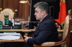 Russian President Putin meets with Ivanovo Region Governor Voskresensky
