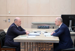 Russian PM Mishustin meets with KEAZ Strategic Committee Chairman Kanunnikov