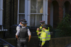 Britain Starmer Fire