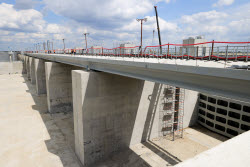 Bagayevsky hydrosystem under construction in Rostov-on-Don Region, Russia