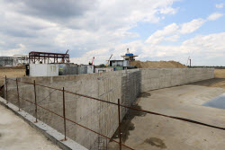 Bagayevsky hydrosystem under construction in Rostov-on-Don Region, Russia