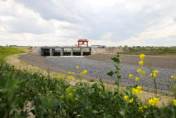 Bagayevsky hydrosystem under construction in Rostov-on-Don Region, Russia