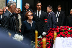 Moscow bids farewell to former CBR governor Gerashchenko