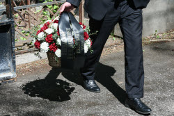 Farewell ceremony for actress Nina Grebeshkova in Moscow