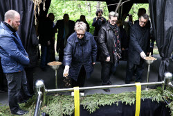Farewell ceremony for actress Nina Grebeshkova in Moscow