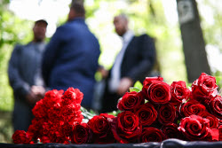 Farewell ceremony for actress Nina Grebeshkova in Moscow
