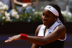 Теннисный турнир WTA 1000 в Риме, 1/4 финала: Кори Гауфф (США) - Мирра Андреева (Россия) - 6:4, 7:6 (7:5)