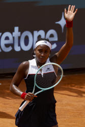 Теннисный турнир WTA 1000 в Риме, 1/4 финала: Кори Гауфф (США) - Мирра Андреева (Россия) - 6:4, 7:6 (7:5)