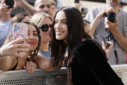 Cannes Irina Shayk is going out Hotel Martinez to attend a screening MP