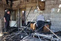 Последствия атаки дронов в Херсонской области