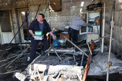Последствия атаки дронов в Херсонской области