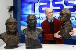 Press conference on lifelike reconstruction of face of Russian military commander Alexander Suvorov