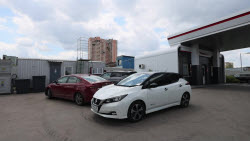 VIDEO. First EV charging station opens in Lugansk