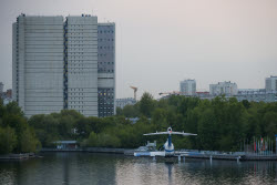 Wedding season starts at Moscow's North River Terminal