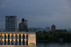 Wedding season starts at Moscow's North River Terminal