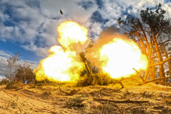 Артиллеристы 61-й бригады морской пехоты Северного флота в зоне СВО